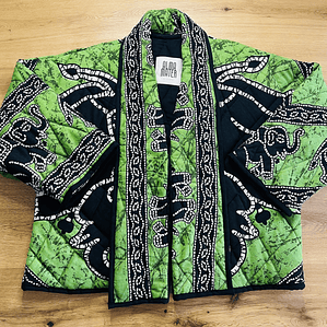 Chaqueta acolchada estilo Kimono Oversized 