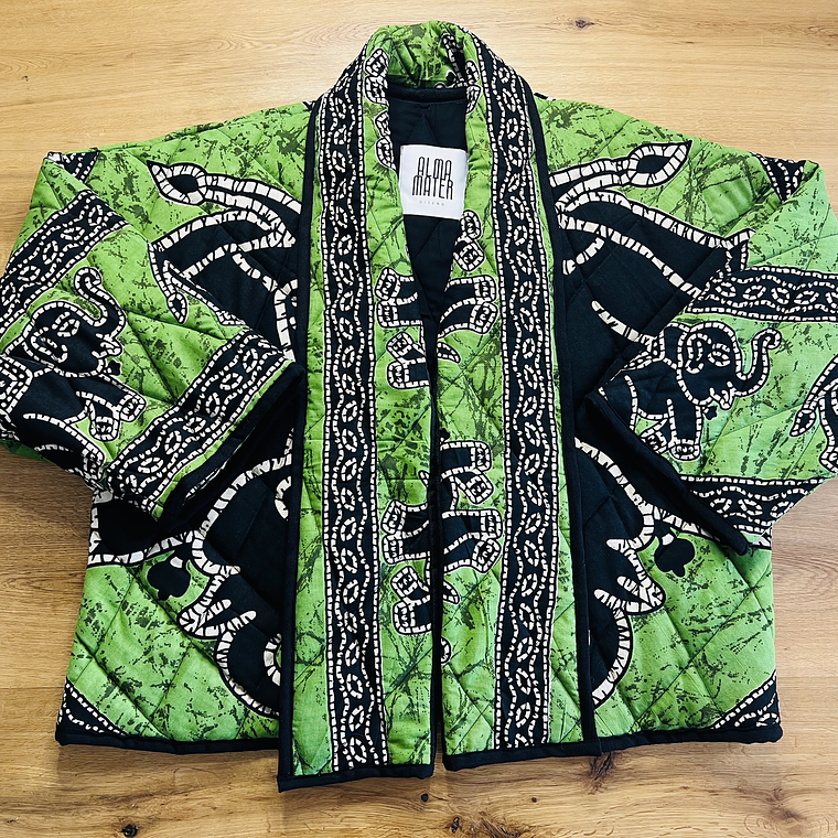 Chaqueta acolchada estilo Kimono Oversized  1