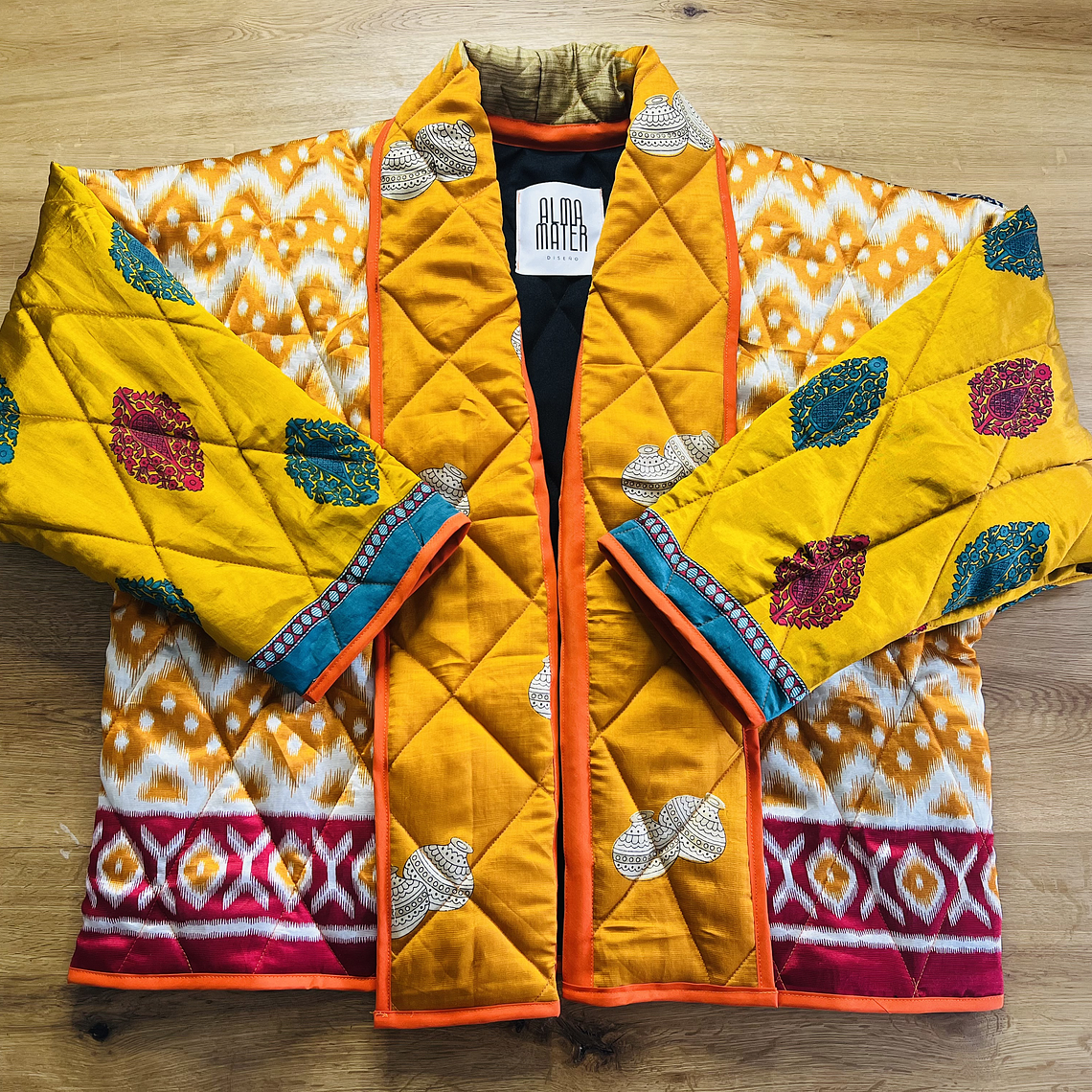 Chaqueta acolchada estilo Kimono Oversized  1