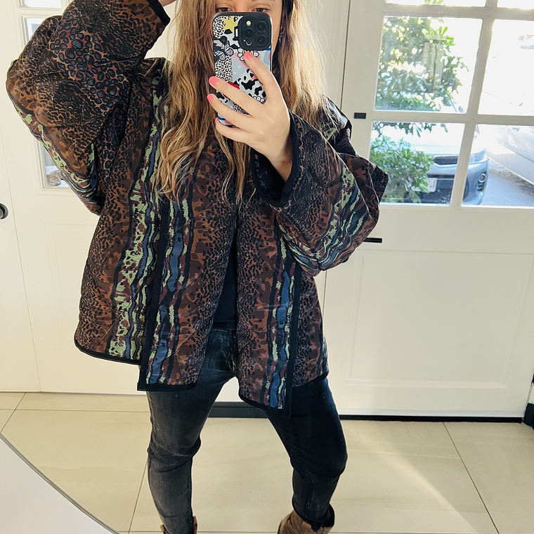 Chaqueta acolchada estilo kimono Oversized  5