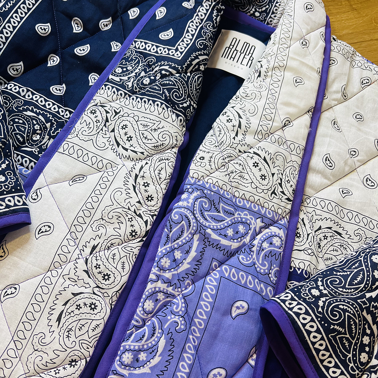 Chaqueta acolchada estilo kimono Oversized  3