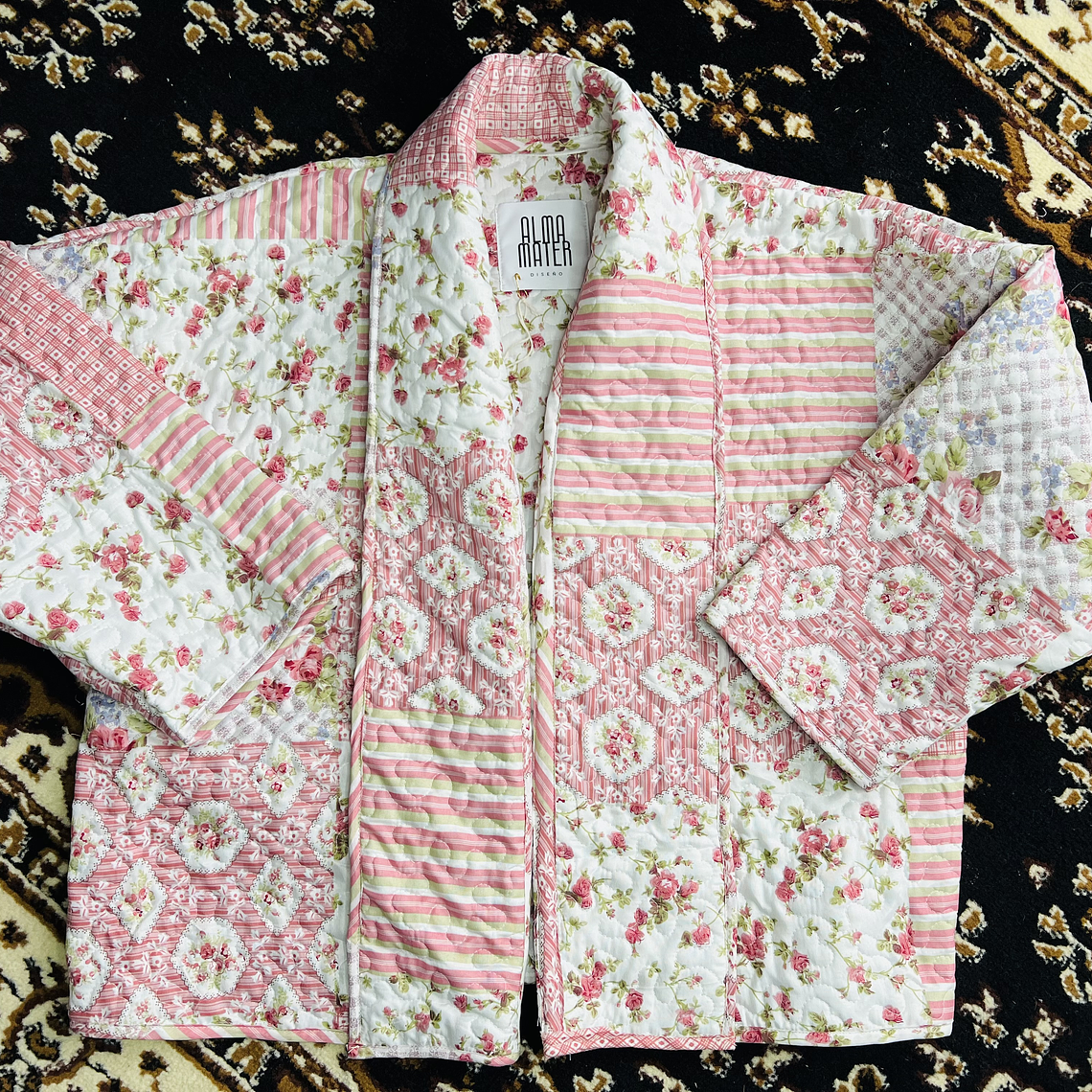 Chaqueta acolchada estilo kimono Oversized 1