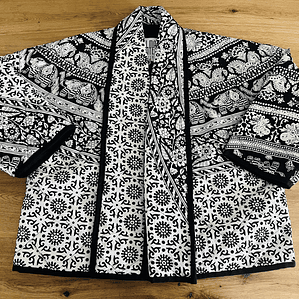Chaqueta acolchada estilo Kimono Oversized 