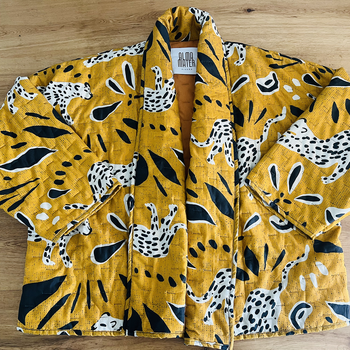 Chaqueta acolchada estilo Kimono Oversized  1