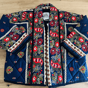 Chaqueta acolchada estilo Kimono