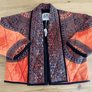 Chaqueta acolchada estilo Kimono 