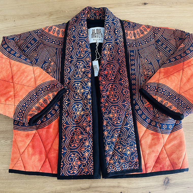 Chaqueta acolchada estilo Kimono  1