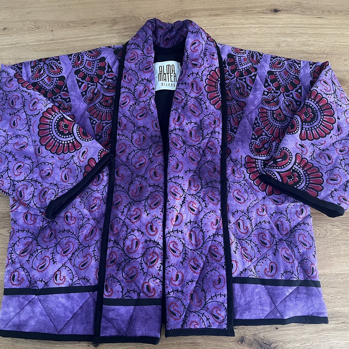 Chaqueta acolchada estilo kimono  1