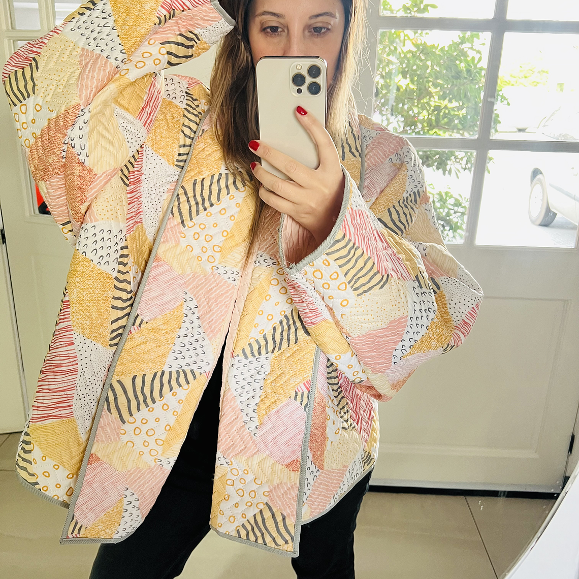 Chaqueta verano corte kimono oversized quilt 3