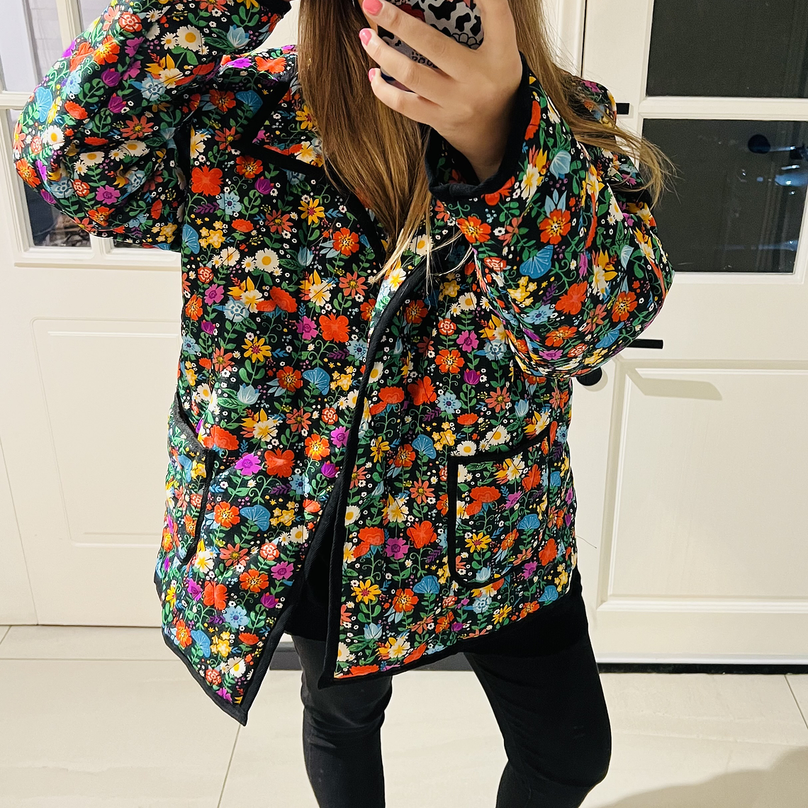 Chaqueta acolchada corte recto  3