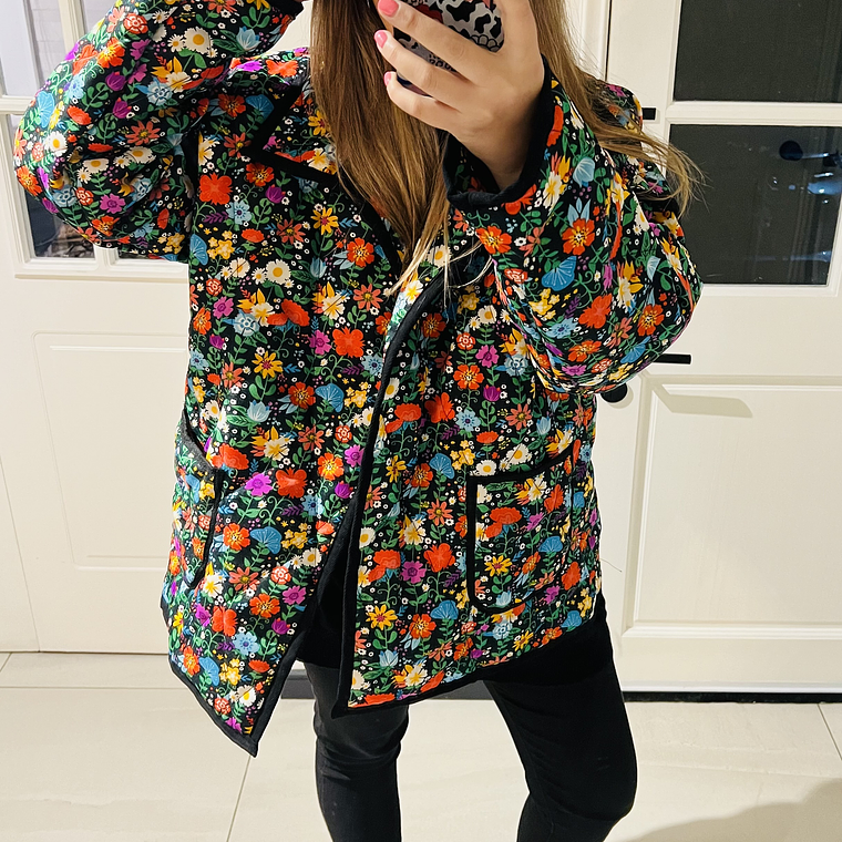 Chaqueta acolchada corte recto  3