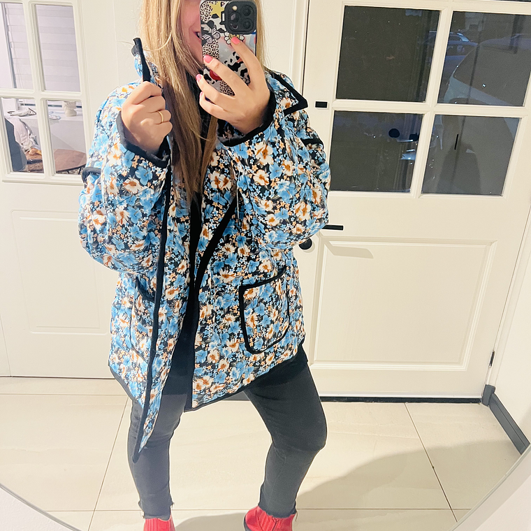 SALE Chaqueta acolchada corte recto 3