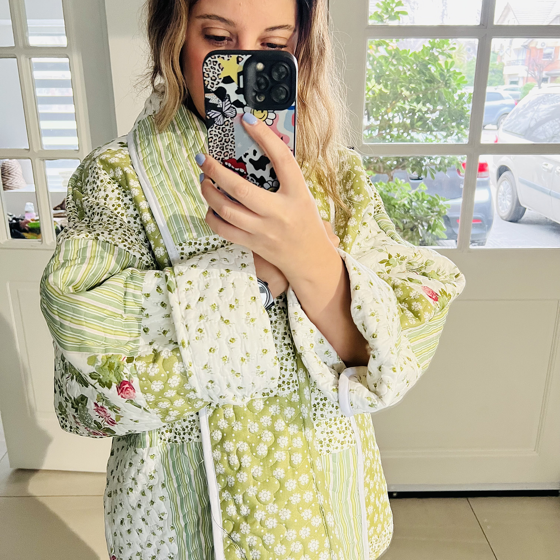 Chaqueta verano corte kimono oversized quilt 4
