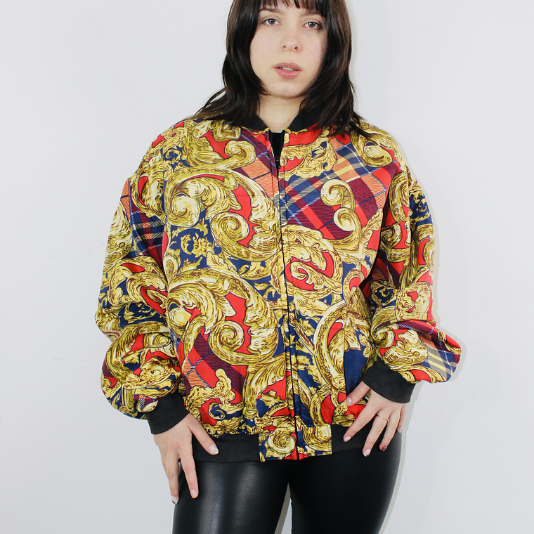 Cortaviendo ochentero Seda Talla L 1