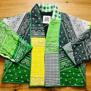  Chaqueta acolchada estilo kimono Oversized 