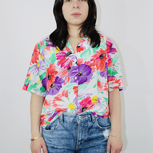 Blusa reciclada retro Talla L