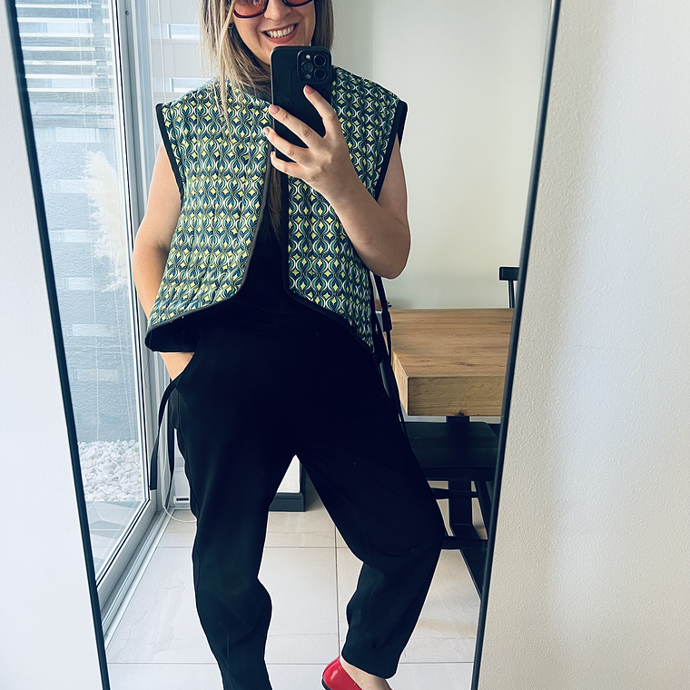 Vest Quilt Primavera Verano Oversized 3