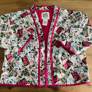 Kimono acolchado oversized