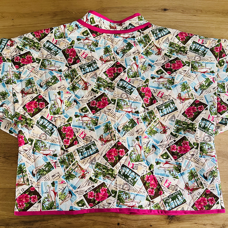 Kimono acolchado oversized 2