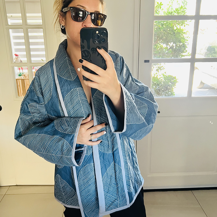 SALE Chaqueta acolchada estilo kimono oversized 4