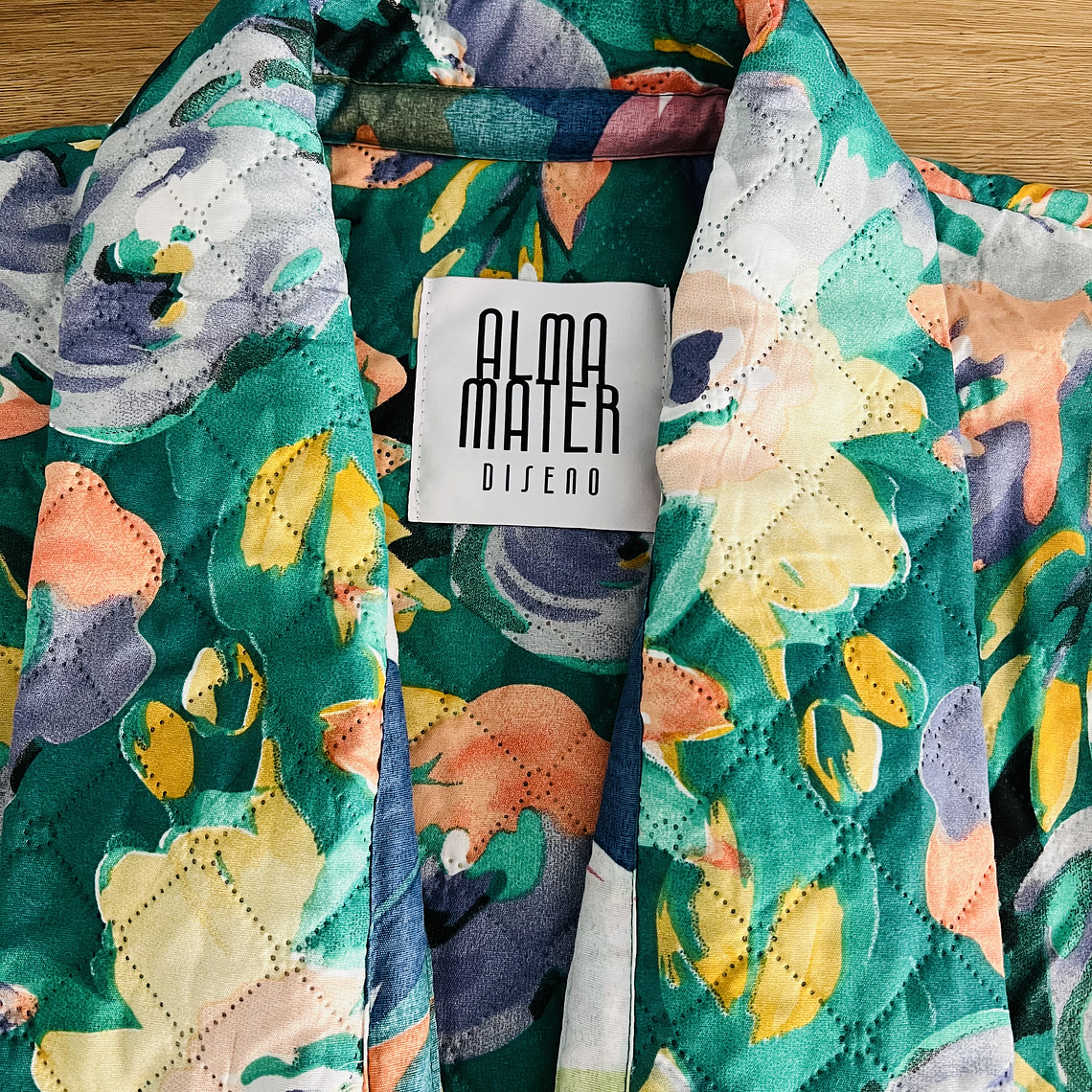 Chaqueta acolchada estilo kimono oversized 2