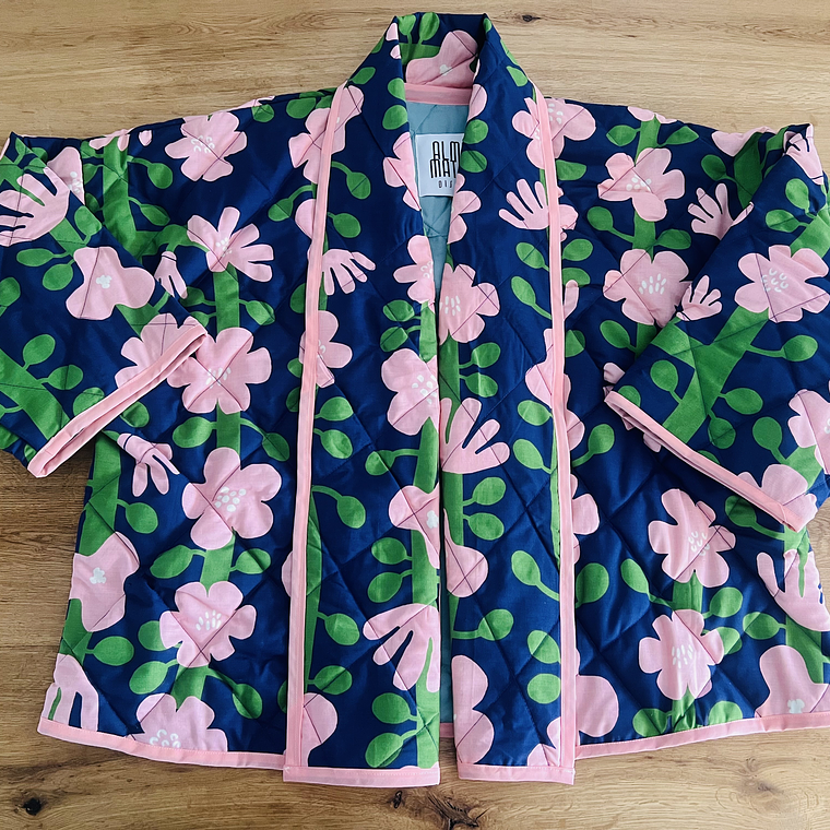 Chaqueta acolchada estilo kimono oversized 3