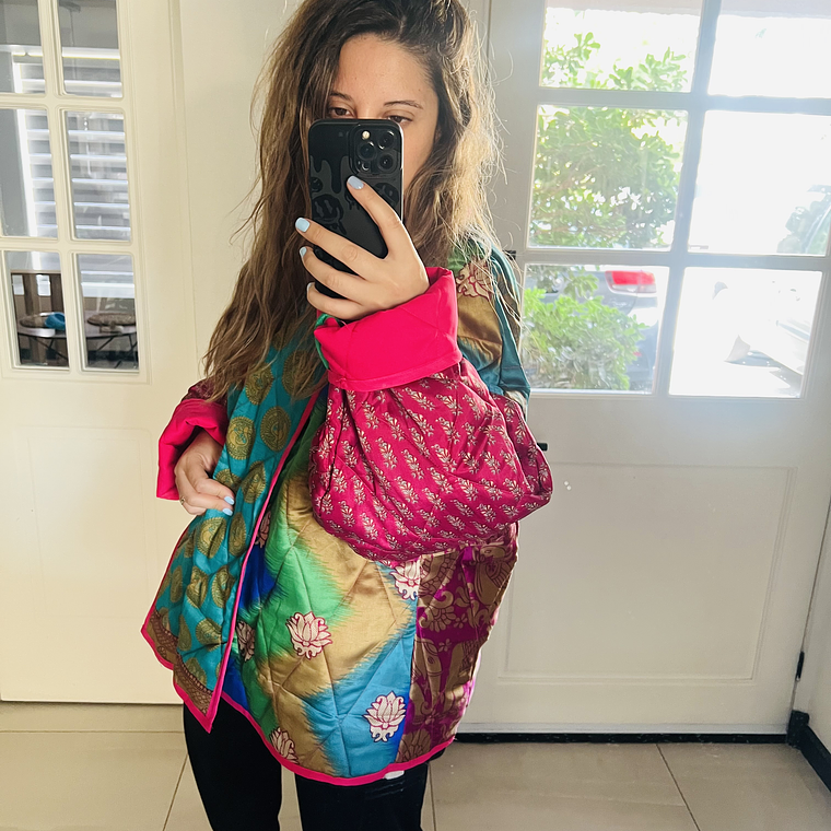 Chaqueta acolchada estilo Kimono oversized  3