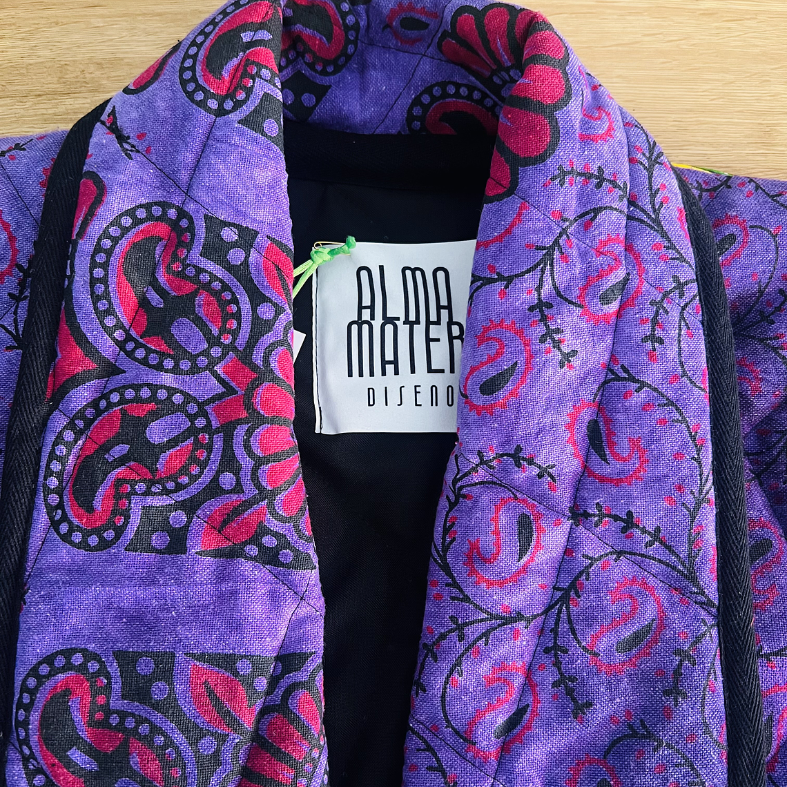 Chaqueta acolchada estilo kimono overzised 2