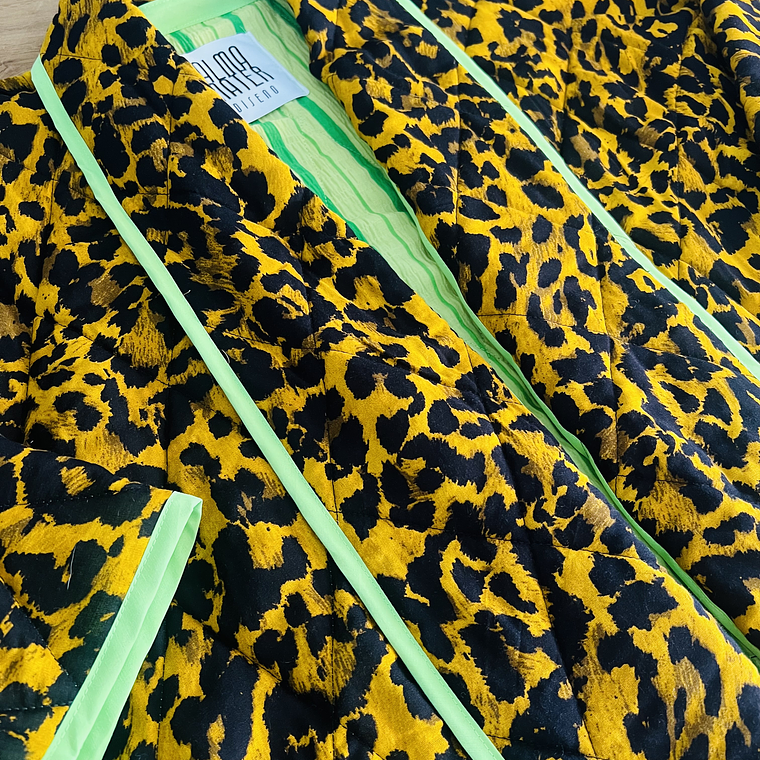 Chaqueta acolchada estilo kimono overzised 3