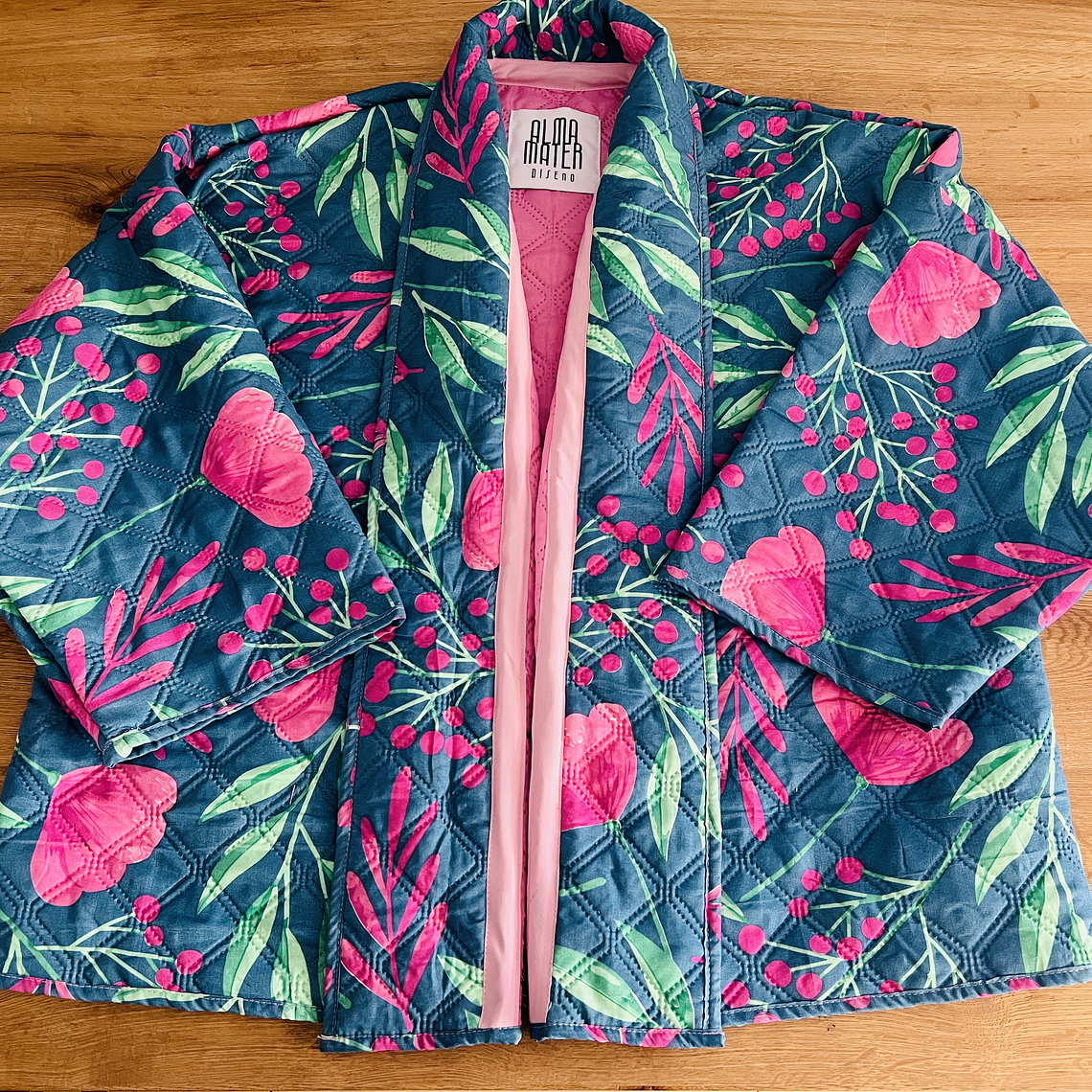 Chaqueta Acolchada estilo kimono oversized 1