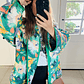 Chaqueta Acolchada estilo kimono oversized - Miniatura 4