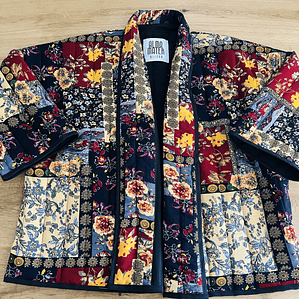 KIMONO ACOLCHADO ESTILO QUILT OVERSIZED