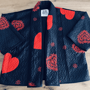 KIMONO ACOLCHADO ESTILO QUILT OVERSIZED