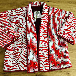 KIMONO ACOLCHADO ESTILO QUILT OVERSIZED