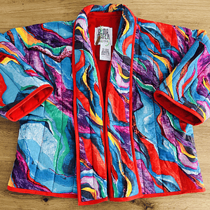 KIMONO ACOLCHADO ESTILO QUILT OVERSIZED