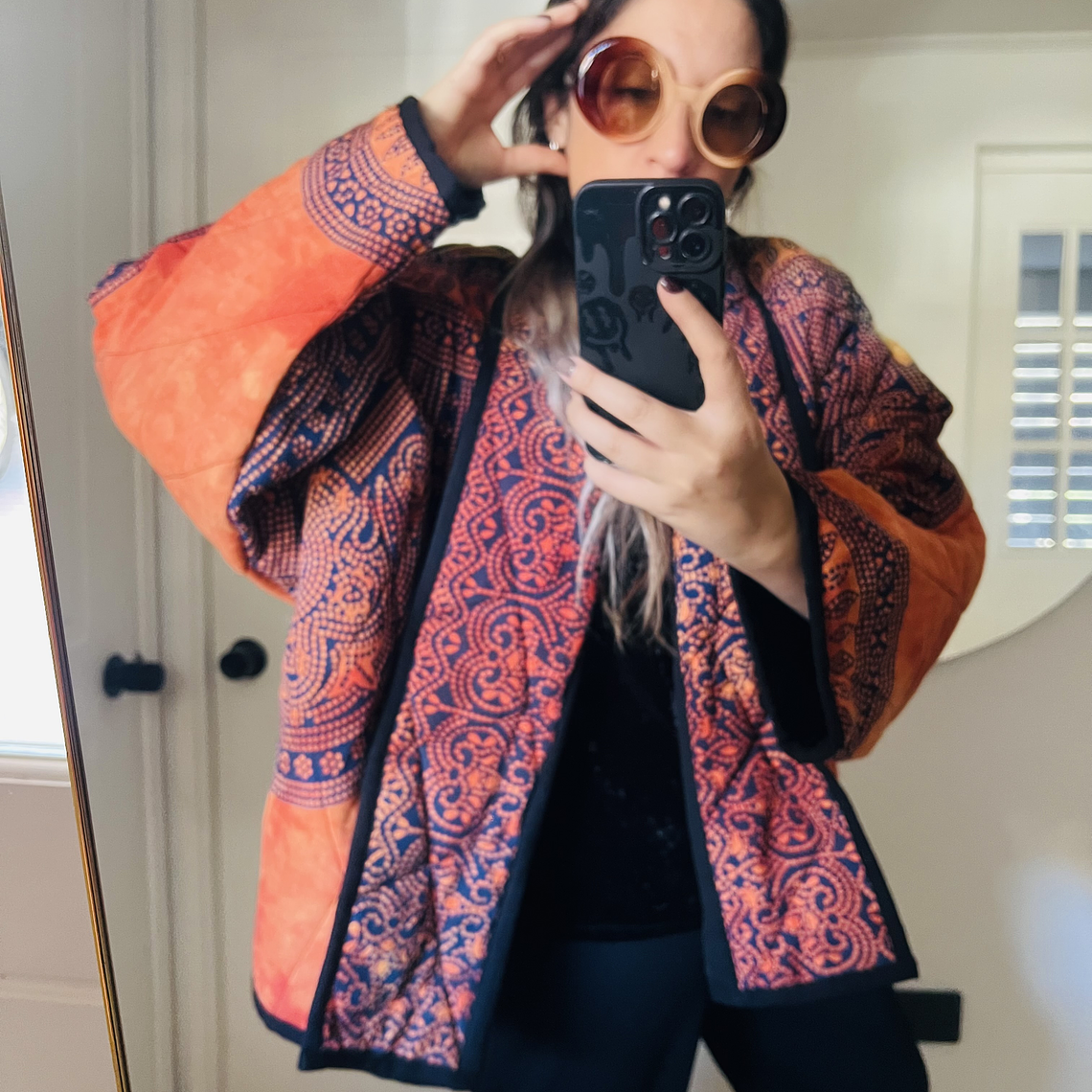 Chaqueta acolchada estilo Kimono  4