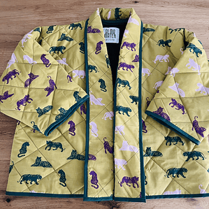 KIMONO ACOLCHADO ESTILO QUILT OVERSIZED 