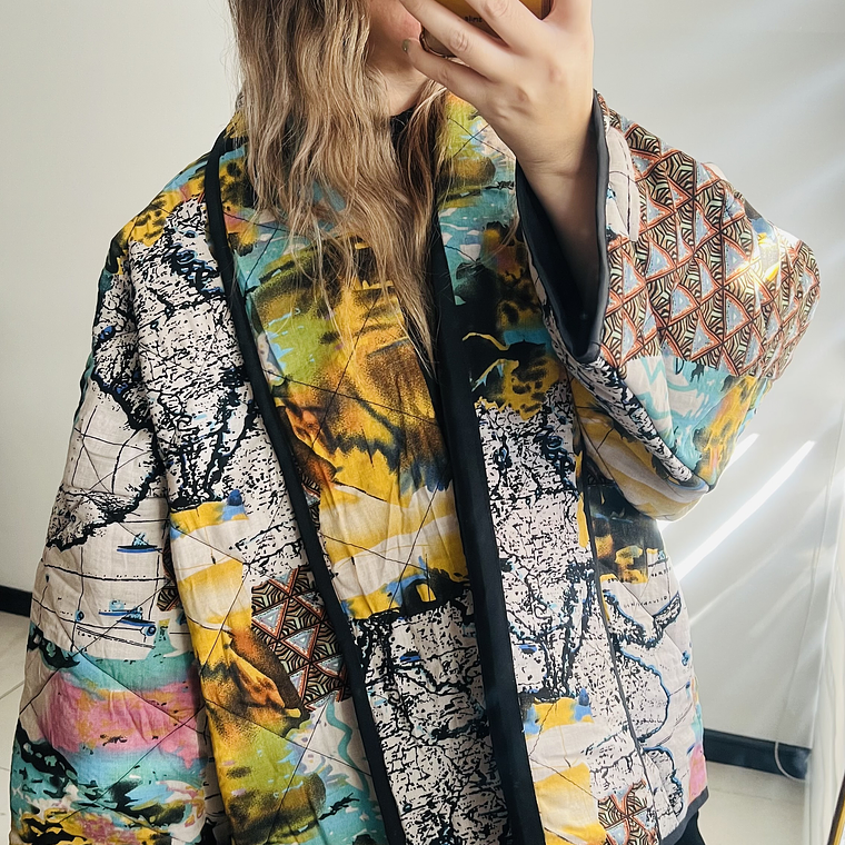 KIMONO ACOLCHADO ESTILO QUILT OVERSIZED  4