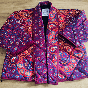 KIMONO ACOLCHADO ESTILO QUILT OVERSIZED