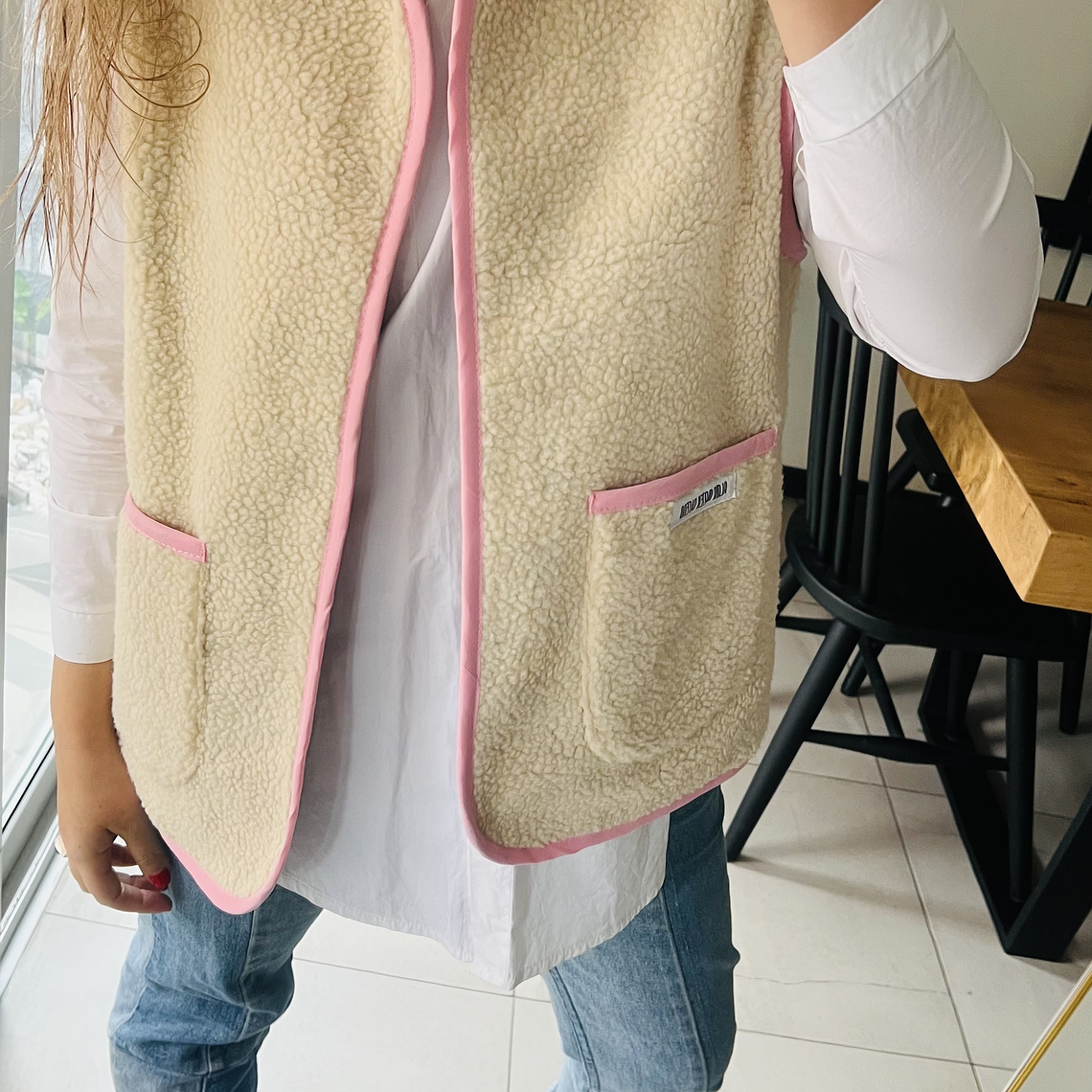 CHAQUETA SIN MANGAS REVERSIBLE  4