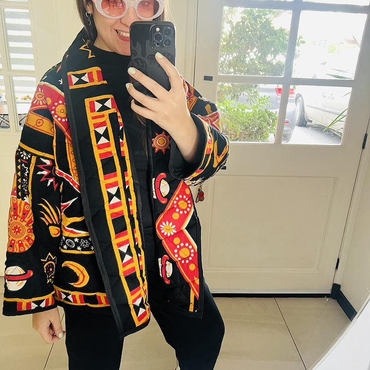 KIMONO ACOLCHADO ESTILO QUILT OVERSIZED PETITE  3