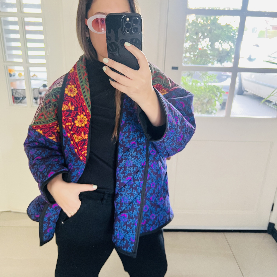 KIMONO ACOLCHADO ESTILO QUILT OVERSIZED PETITE  4