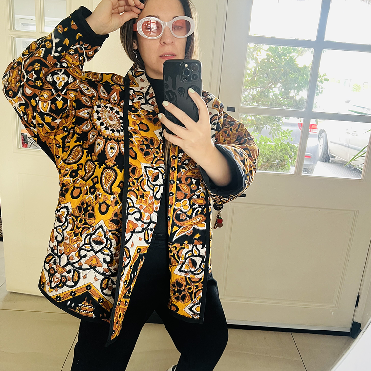 KIMONO ACOLCHADO ESTILO QUILT OVERSIZED PETITE  8