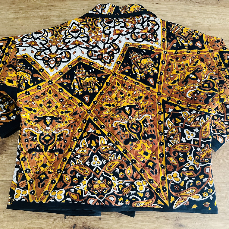 KIMONO ACOLCHADO ESTILO QUILT OVERSIZED PETITE  2