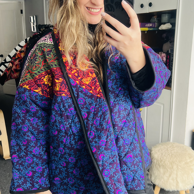 KIMONO ACOLCHADO ESTILO QUILT OVERSIZED PETITE  10