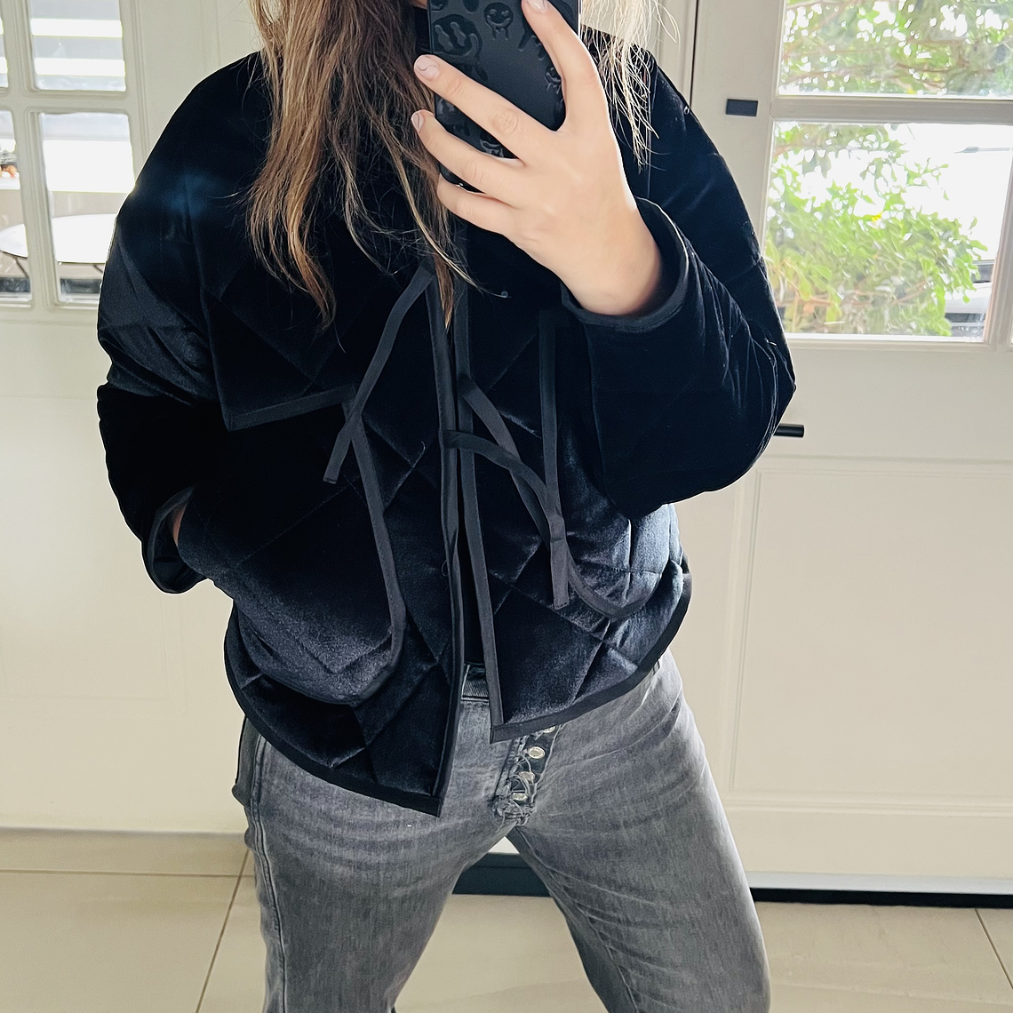 CAZADORA  VELVET ACOLCHADA  4