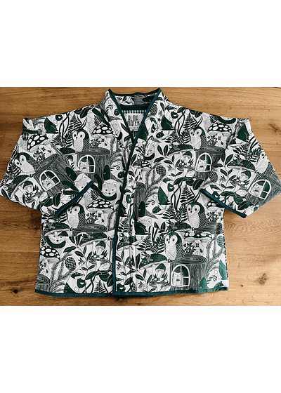 KIMONO ACOLCHADO DELGADO OVERSIZED 