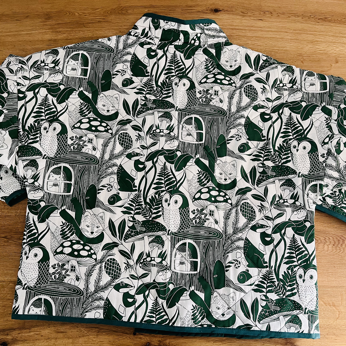 KIMONO ACOLCHADO DELGADO OVERSIZED  2