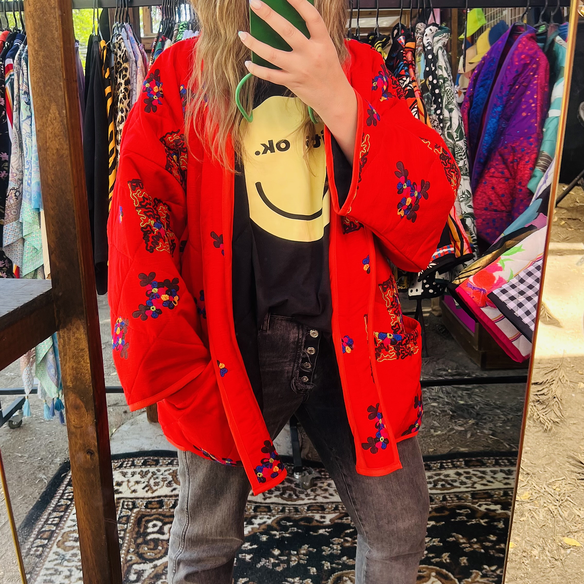 KIMONO ACOLCHADO DELGADO OVERSIZED  3