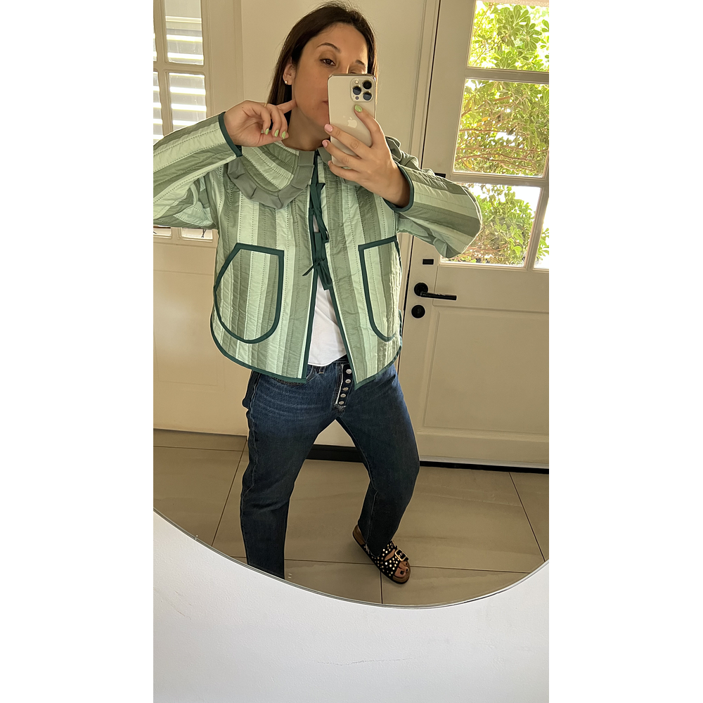 CAZADORA CUELLO VUELOS M/L 